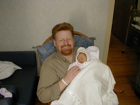 The proud papa.