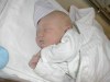 Me sleeping in the hospital again - in my hat!  Taken Nov. 7, 2001.